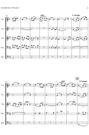 Introductory Voluntary (by Edward Rimbault, arr. for Brass Quintet)