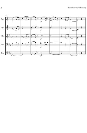 Introductory Voluntary (by Edward Rimbault, arr. for Brass Quintet)
