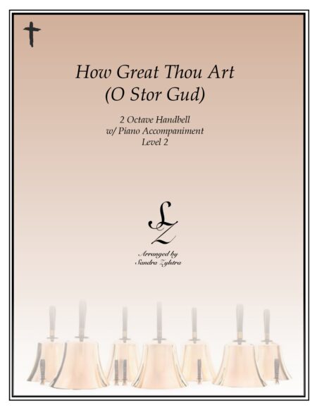 How Great Thou Art 2 octave handbell piano part cover page 00011