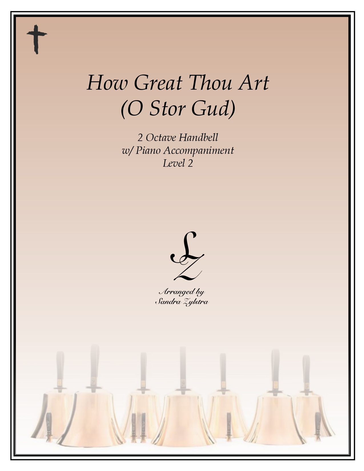 How Great Thou Art 2 octave handbell piano part cover page 00011