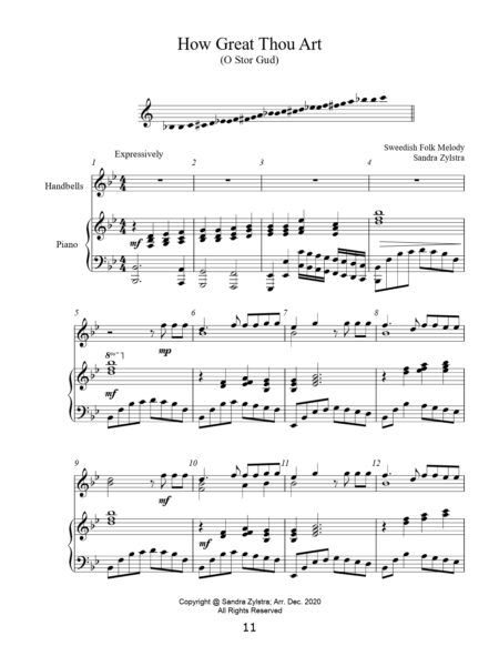 Let Nature Ring 2 octave handbell piano cover page 00141