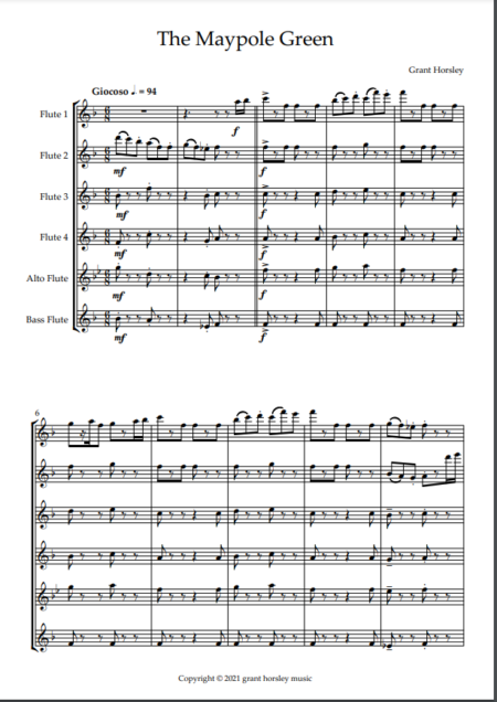 maypole green flute choir 1