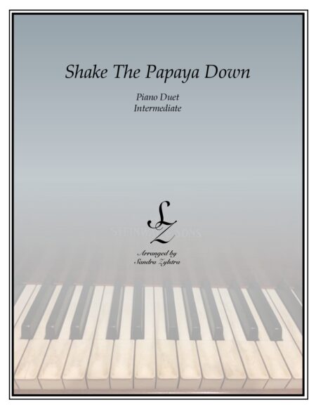 Shake The Papaya Down intermediate piano duet cover page 00011