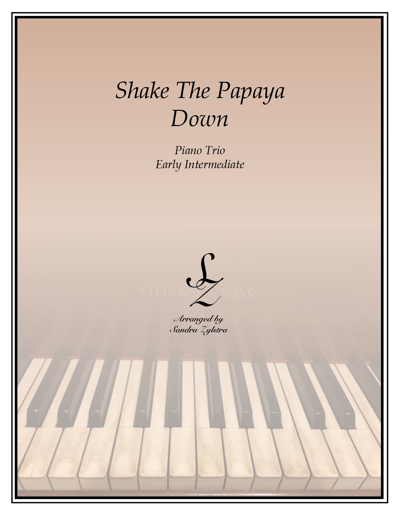 Shake The Papaya Down early intermediate piano trio parts cover page 00011