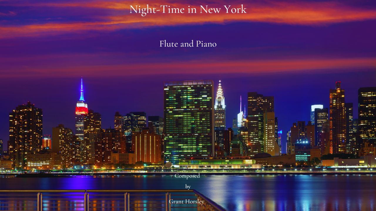 Night Time in New York flute and piano