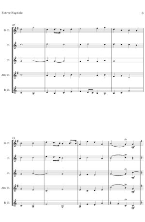 Entrée Nuptiale (by Henry Smith, arr. for Clarinet Choir)