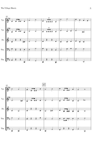 The Village March (by Ferris Tozer, arr. for Brass Quintet)
