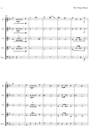 The Village March (by Ferris Tozer, arr. for Wind Quintet)