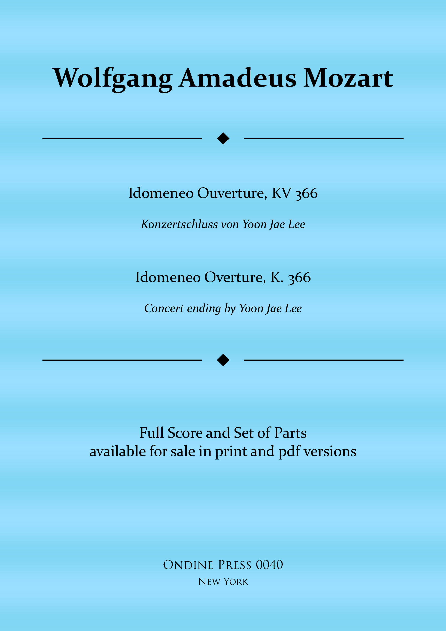 Mozart Idomeneo Overture K. 366 web cover 1 scaled