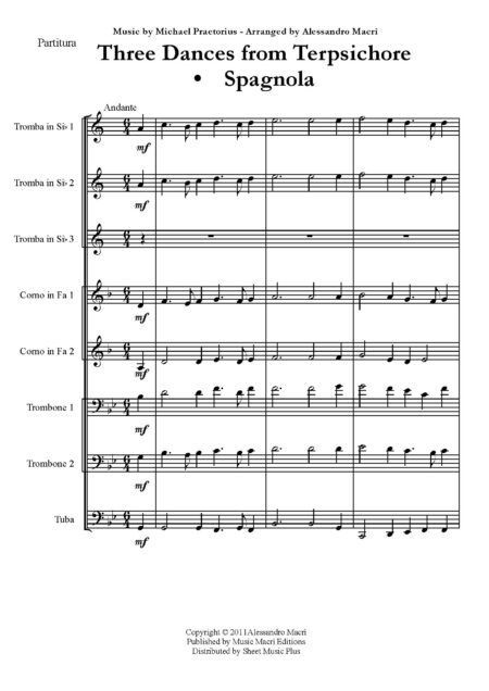 Three Dances from Terpsichore Completo Pagina 16