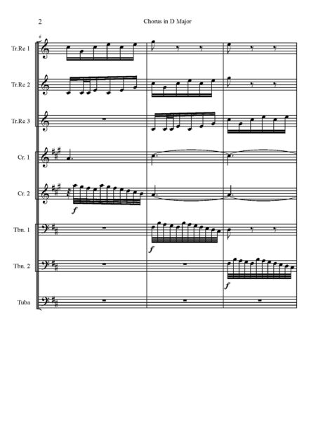 Chorus from Christmas Oratorio Completo Pagina 03