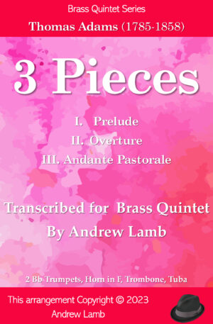 3 Pieces by Thomas Adams