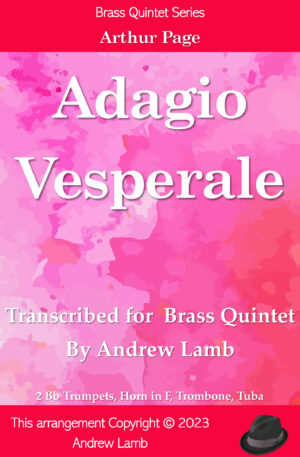 Arthur Page | Adagio Vesperale (arr. for Brass Quintet)
