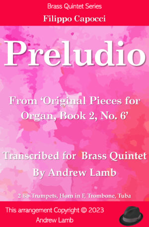 Preludio, Book 2, No. 6 (for Brass Quintet)