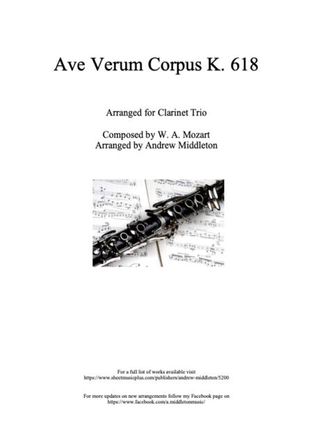Clarinet Front cover 3