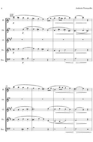 Andante Tranquillo (by Charles Harford Lloyd, arr. for Wind Quintet)