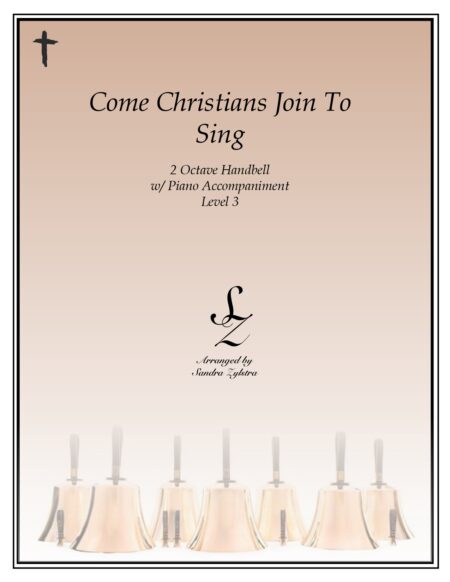 Come Christians Join To Sing 2 octave handbells part cover page 00011