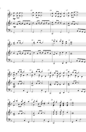 Shake The Papaya Down -2 octave handbells with piano accompaniment