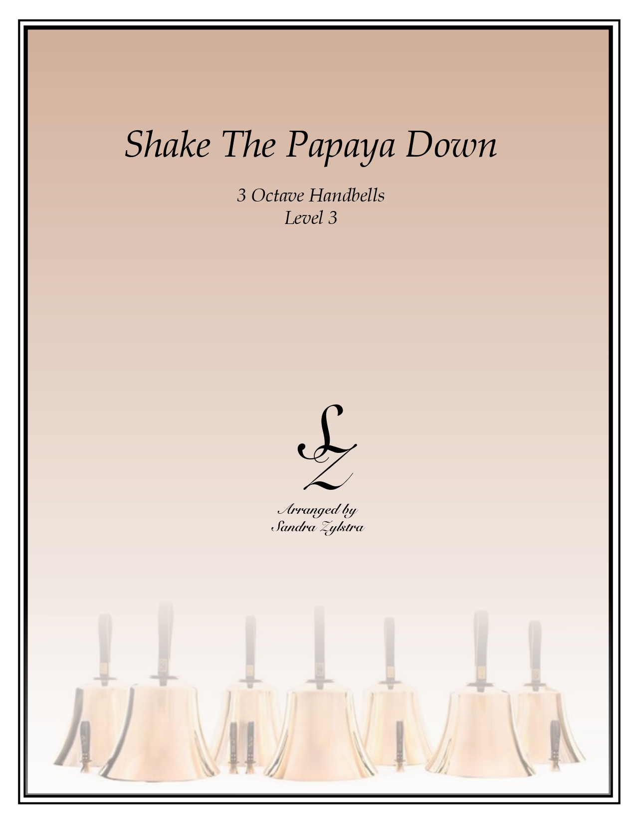 Shake The Papaya Down 3 octave handbells cover page 00011