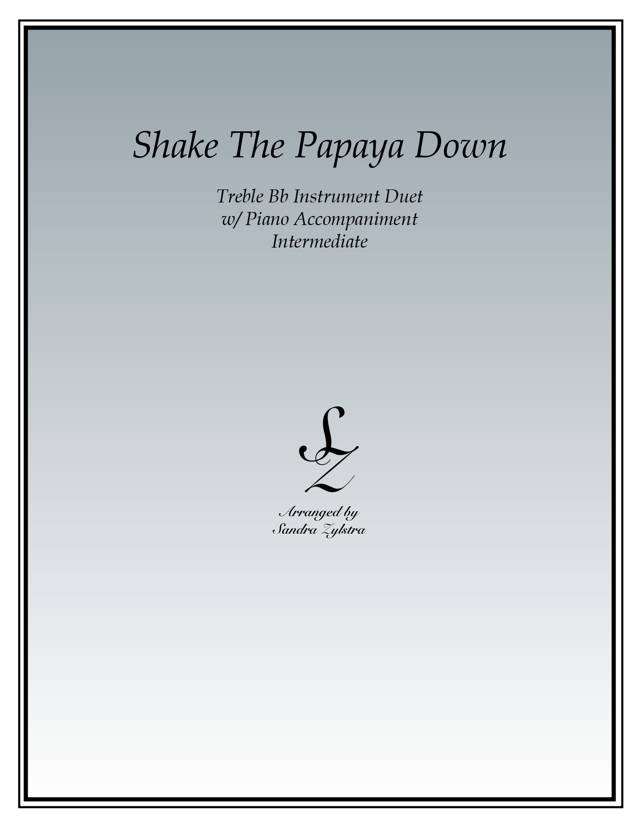 Shake The Papaya Down Bb instrument duet part cover page 00011