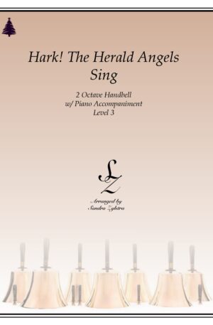 Hark The Herald Angels Sing 2 octave handbell part cover page 00011