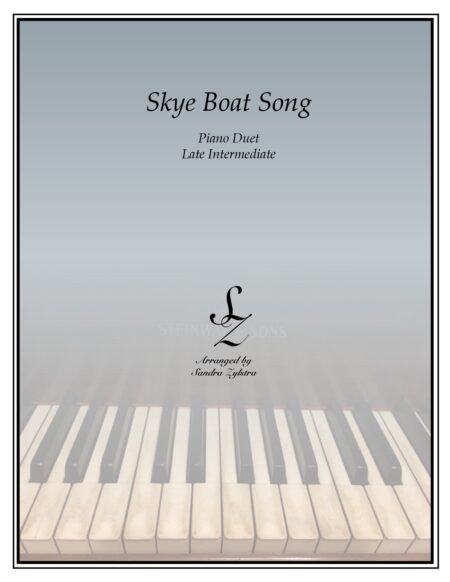 Skye Boat Song late intermediate piano duet cover page 00011