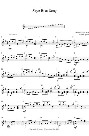 Skye Boat Song (theme from Outlander) -2 octave handbells