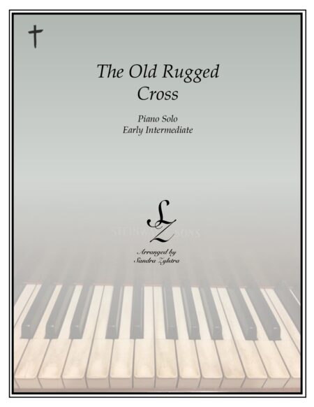 The Old Rugged Cross early intermediate piano cover page 00011