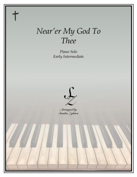Nearer My God To Thee early intermediate piano cover page 00011