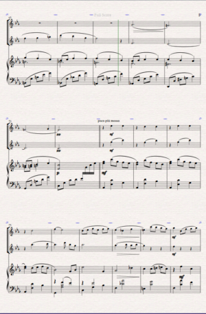 Nocturne. Original for Flute Duet and Piano