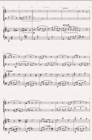 Nocturne. Original For Flute, Bassoon and Piano.