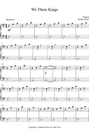 Beginner Christmas -beginner solo with optional elementary duet