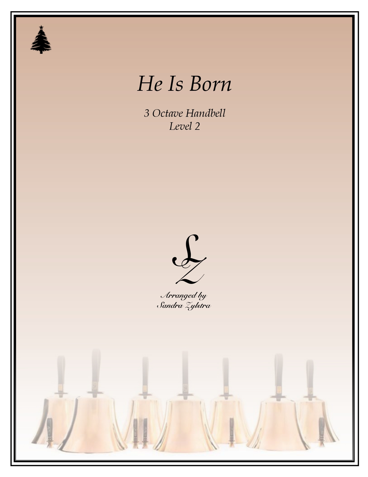 He Is Born 3 octave handbells cover page 00011