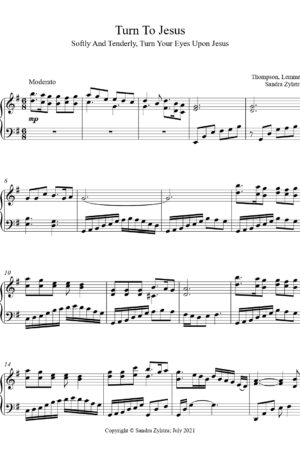 Turn To Jesus -intermediate piano solo