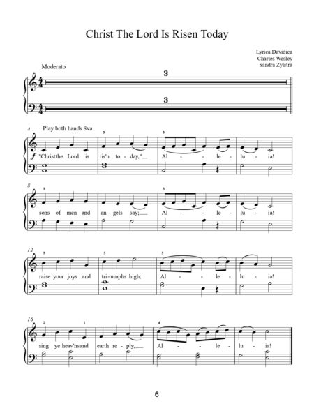 Easy Hymns For Worship with cover page 00091