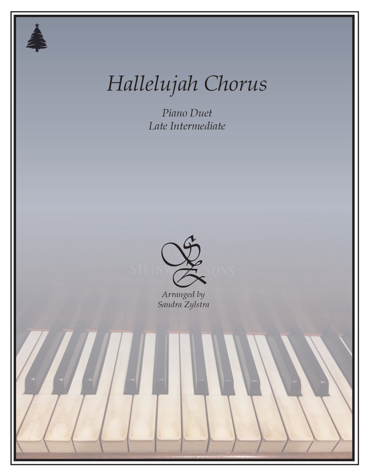 Hallelujah Chorus late intermediate piano duet cover page 00011