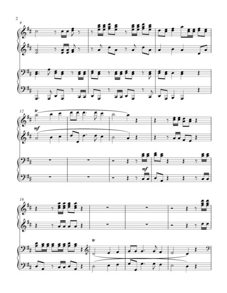 Hallelujah Chorus late intermediate piano duet cover page 00031