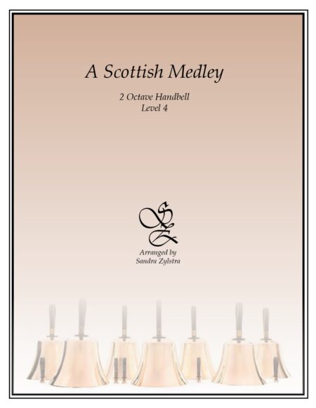 A Scottish Medley 2 octave handbells cover page 00011