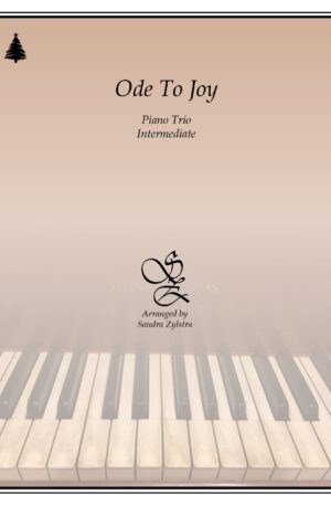 Ode To Joy (Joyful, Joyful We Adore Thee) -1 piano, 6 hands trio