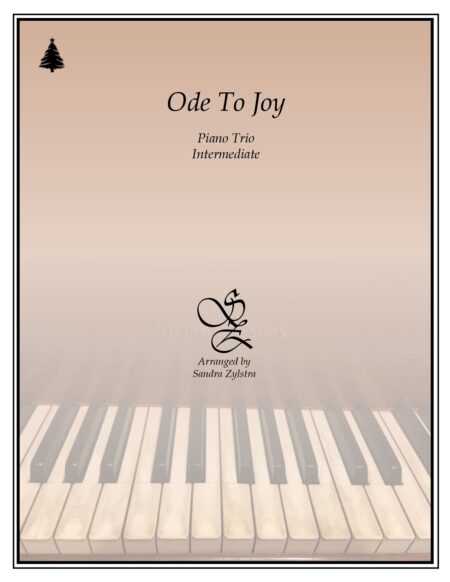 Ode To Joy intermediate trio parts cover page 00011