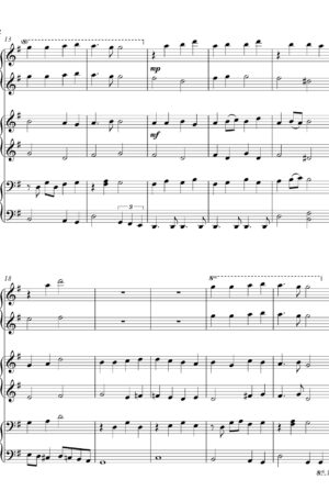 Ode To Joy (Joyful, Joyful We Adore Thee) -1 piano, 6 hands trio