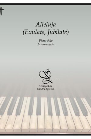 Allelujah Exulate Jubilate intermediate piano cover page 00011