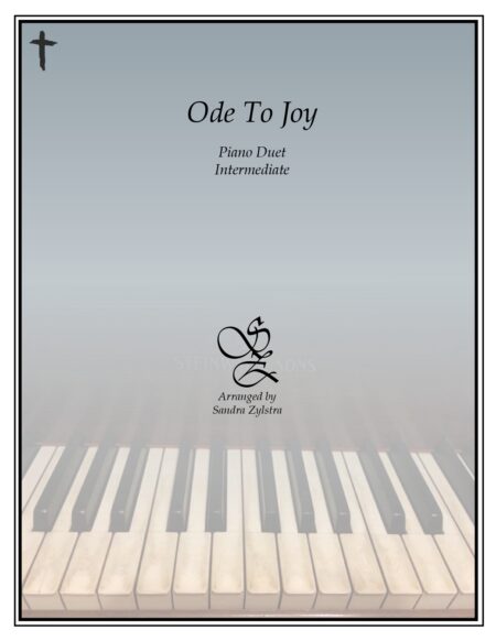 Ode To Joy intermediate piano duet cover page 00011