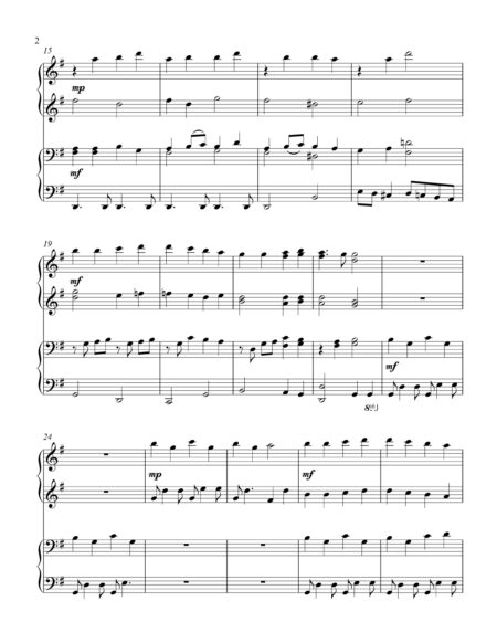 Ode To Joy intermediate piano duet cover page 00031