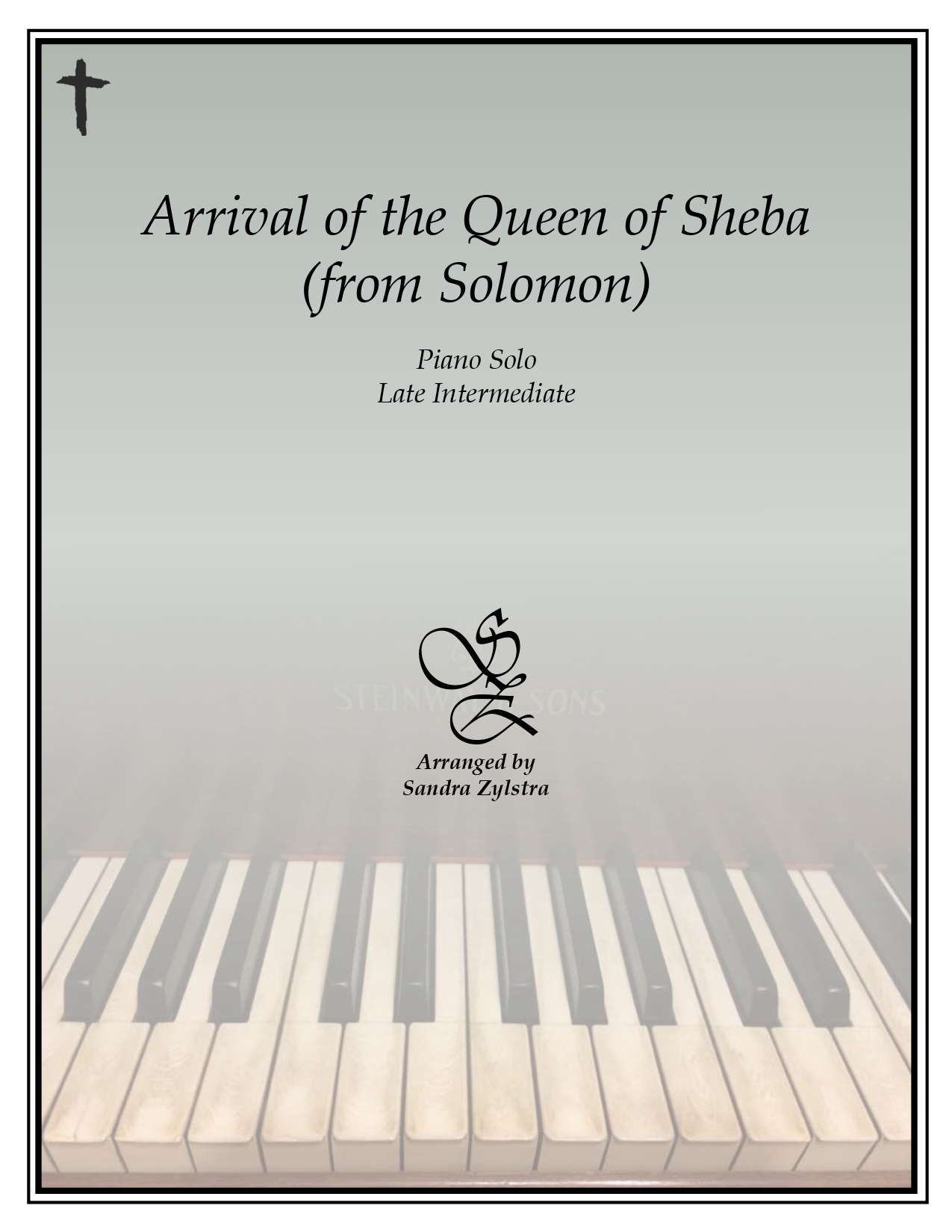 Arrival of the Queen of Sheba From Solomon late intermediate piano cover page 00011