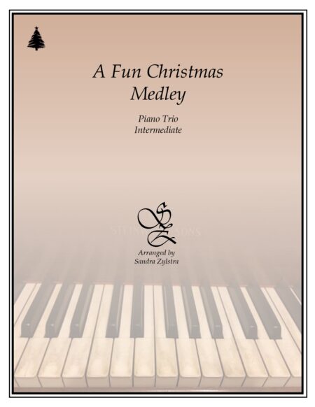 A Fun Christmas Medley intermediate tio parts cover page 00011