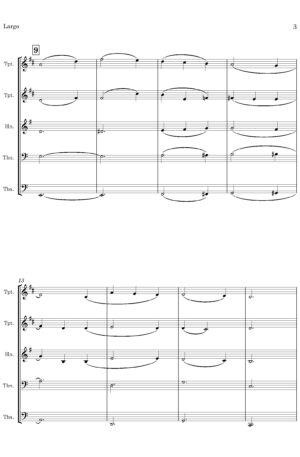Largo (by Edward Bunnett, arr. for Brass Quintet)