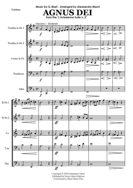 Agnus dei by Bizet Completo Pagina 02
