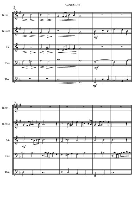 Agnus dei by Bizet Completo Pagina 03