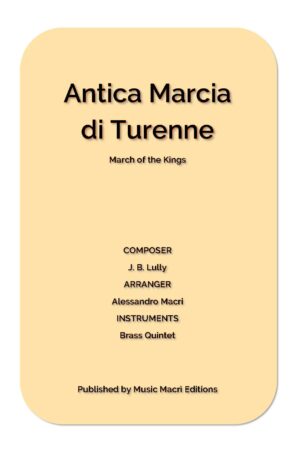 Antica Marcia di Turenne by J. B. Lully